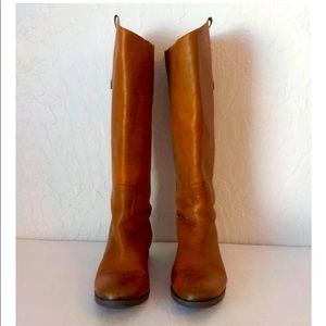 Sam Eddleman Penny brown leather riding boots